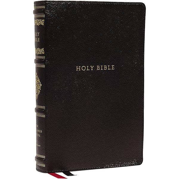 その他 Holy Bible: New King James Version Compact UltraSlim Black Hardcover KJV Holy Bible: Thinline with Cross References, Black Leather-Look